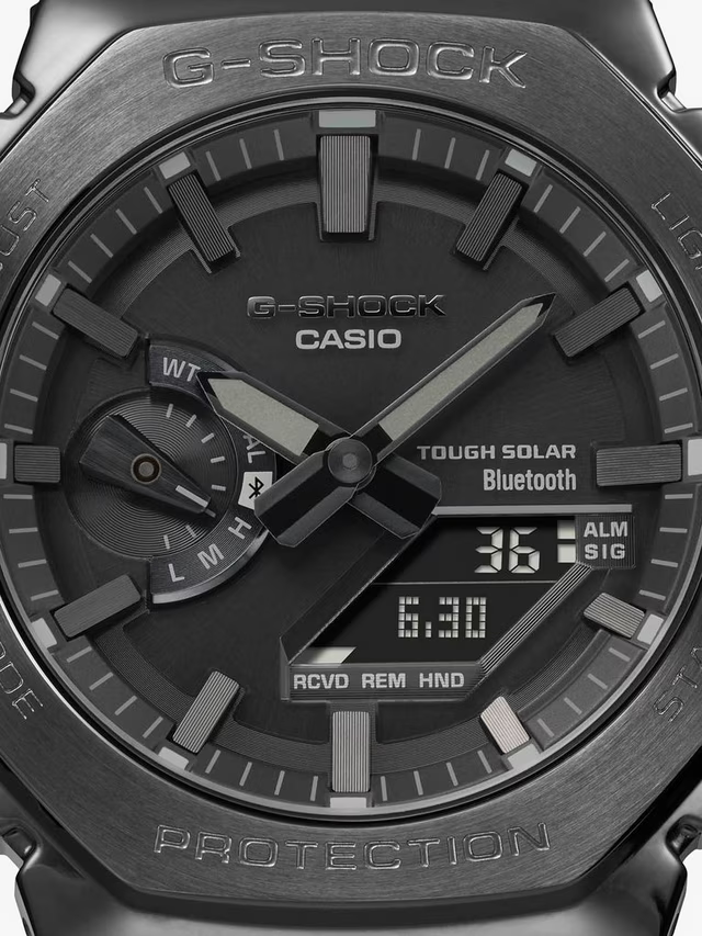 Casio G-Shock GM-B2100BD-1AER Full Metal Black – Solar Powered Men's Watch