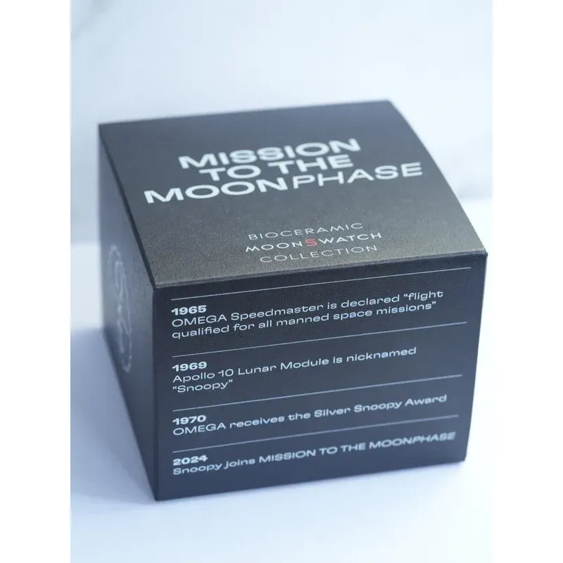 Omega x Swatch Mission to the Moonphase Snoopy Black Edition Moonswatch – Limited Edition Watch