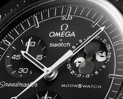 Omega x Swatch Mission to the Moonphase Snoopy Black Edition Moonswatch – Limited Edition