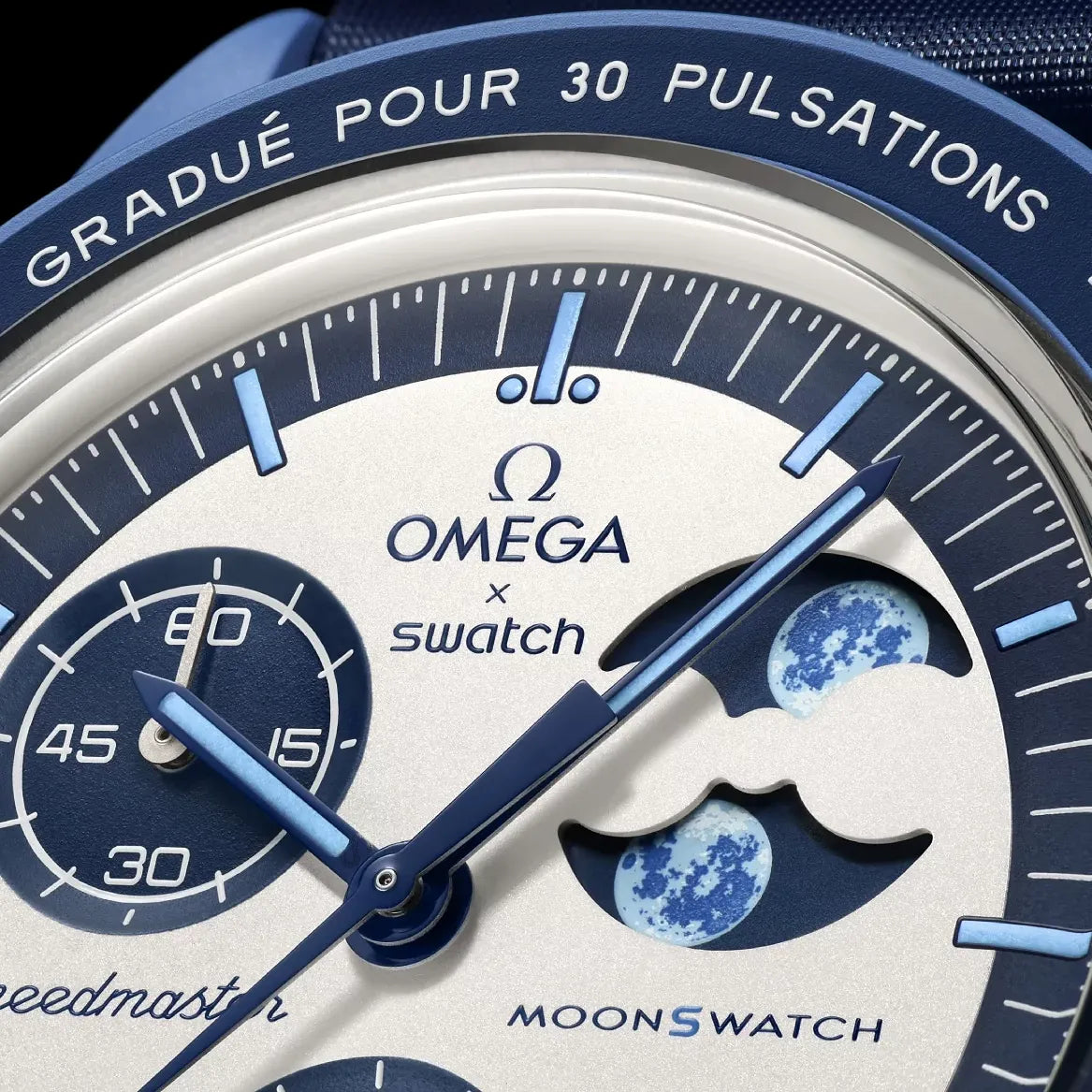 Omega x Swatch Mission to the Super Blue Moonphase Moonswatch