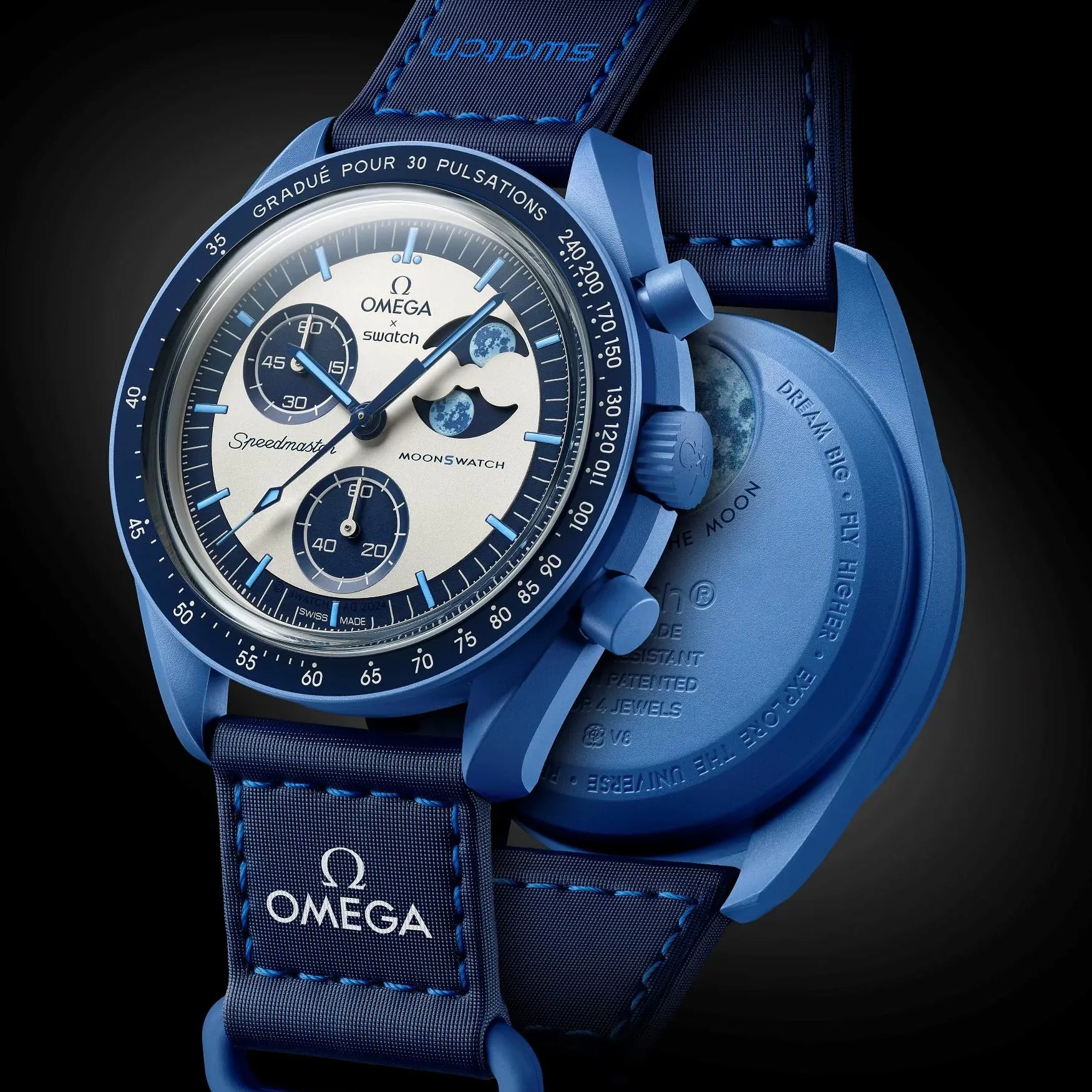 Omega x Swatch Mission to the Super Blue Moonphase Moonswatch
