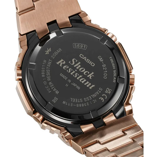 Casio G-Shock GM-B2100BD-5AER Full Metal Rose Gold – Solar Powered Men's Watch