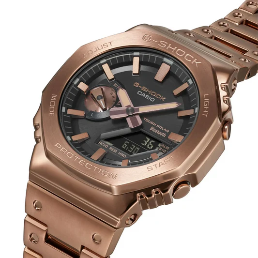 Casio G-Shock GM-B2100BD-5AER Full Metal Rose Gold – Solar Powered Men's Watch