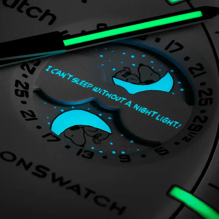 Omega x Swatch Mission to the Moonphase Snoopy Black Edition Moonswatch – Limited Edition Watch